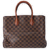 Louis Vuitton Ascot Damier Ebene Handbag N41273 Canvas