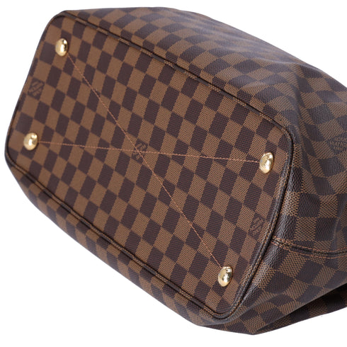 Louis Vuitton Ascot Damier Ebene Handbag N41273 Canvas