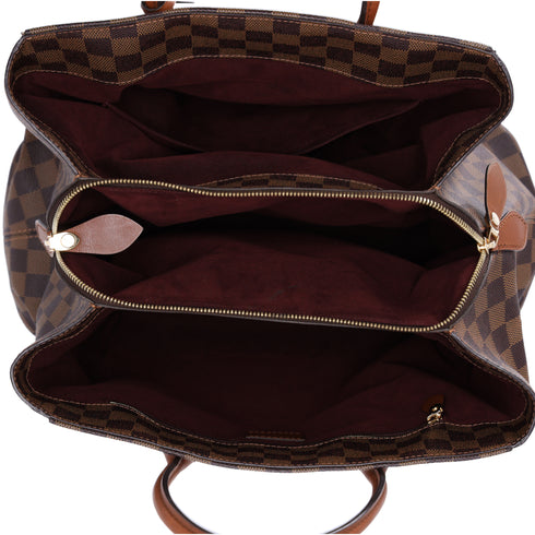 Louis Vuitton Ascot Damier Ebene Handbag N41273 Canvas