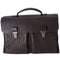 BOTTEGA VENETA Intrecciato Business Bag Dark Brown Leather