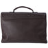 BOTTEGA VENETA Intrecciato Business Bag Dark Brown Leather