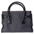 Christian Dior Flight Trotter Handbag Navy Black Orange Denim Leather