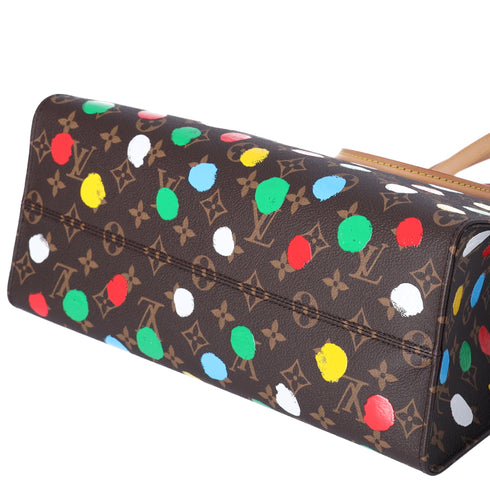 Louis Vuitton x Yayoi Kusama Onthego MM Tote Brown Monogram Polka Dots