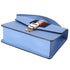 GUCCI Sylvie Shoulder Bag 421882 Light Blue Navy Multi Leather