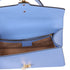 GUCCI Sylvie Shoulder Bag 421882 Light Blue Navy Multi Leather