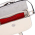 Valentino V logo Signature Shoulder Bag Cream Patent Leather