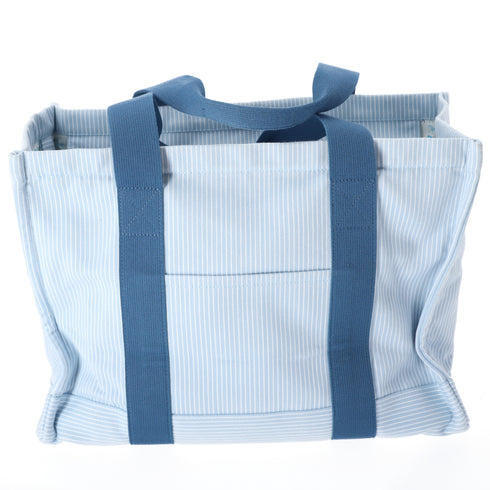 HERMES Cotton Canvas Cavalcolor Nappy Diaper Bag Baby Blue