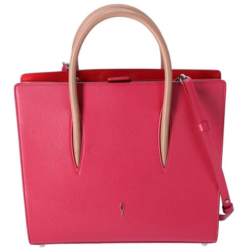 Christian Louboutin Paloma Medium Handbag Pink Leather Studded
