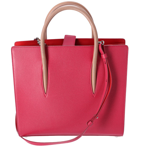 Christian Louboutin Paloma Medium Handbag Pink Leather Studded