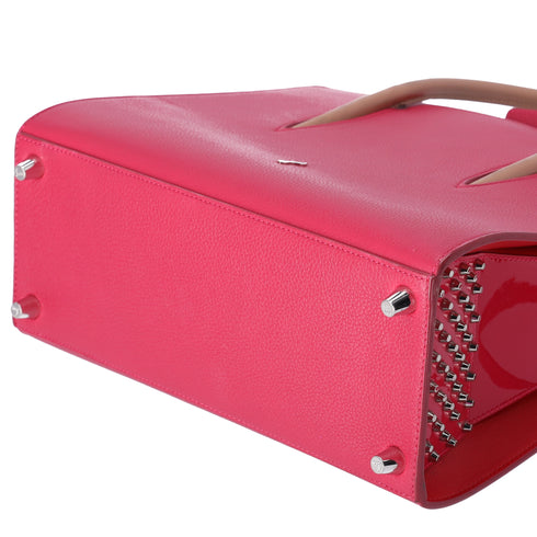 Christian Louboutin Paloma Medium Handbag Pink Leather Studded