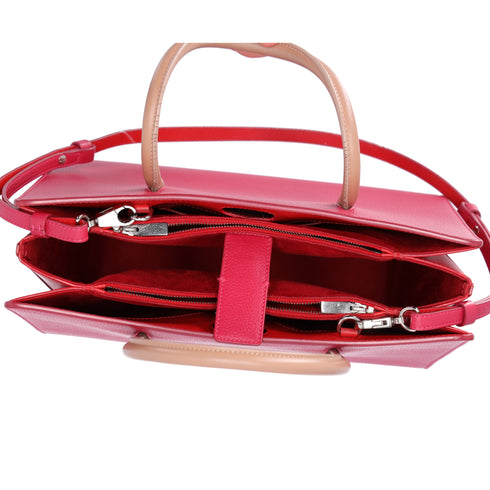 Christian Louboutin Paloma Medium Handbag Pink Leather Studded