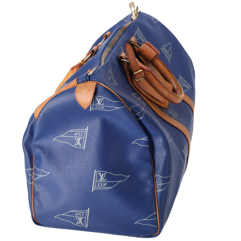 Louis Vuitton Keepall 45 America's Cup Boston Bag M80014 San Diego Blue