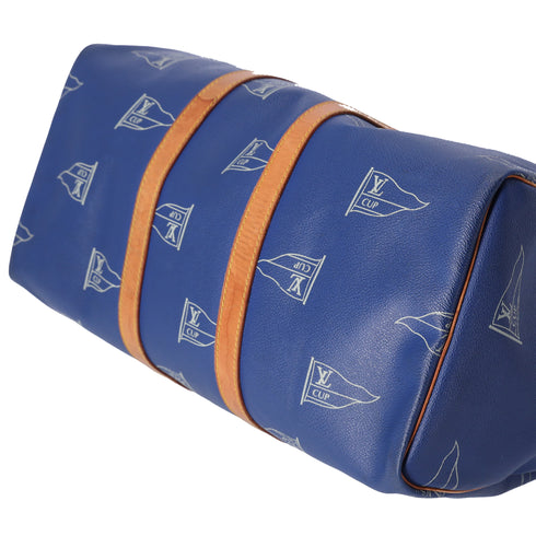 Louis Vuitton Keepall 45 America's Cup Boston Bag M80014 San Diego Blue