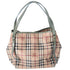 Burberry Check Canterbury Shoulder Bag Coated Canvas Green
