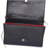 Christian Louboutin Paloma Clutch Crossbody Bag Black Studded Leather