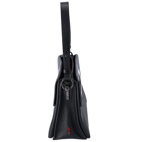 Christian Louboutin Passage Messenger Shoulder Bag Black Leather