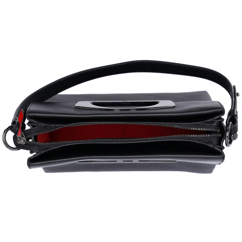 Christian Louboutin Passage Messenger Shoulder Bag Black Leather