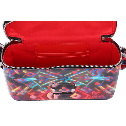 Christian Louboutin Kipi Patent Leather Messenger Bag Multi