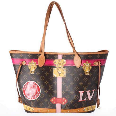 Louis Vuitton Neverfull MM Summer Trunk Monogram Tote Bag M41390