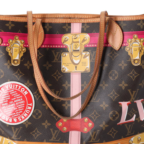 Louis Vuitton Neverfull MM Summer Trunk Monogram Tote Bag M41390