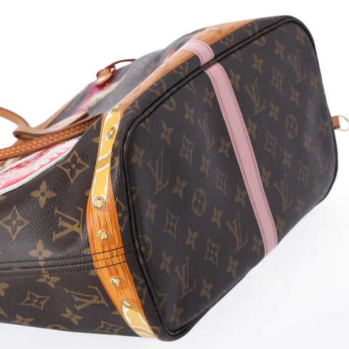 Louis Vuitton Neverfull MM Summer Trunk Monogram Tote Bag M41390