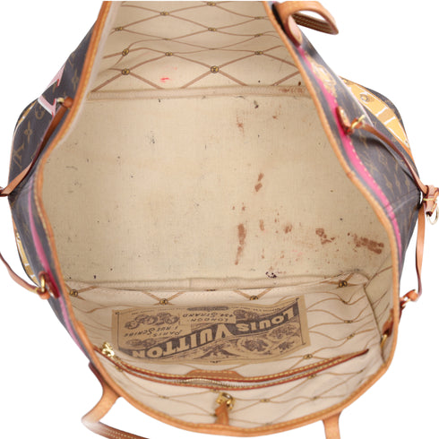 Louis Vuitton Neverfull MM Summer Trunk Monogram Tote Bag M41390