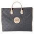 GUCCI Off The Grid Tote Bag 630353 Gray Nylon Jacquard Leather