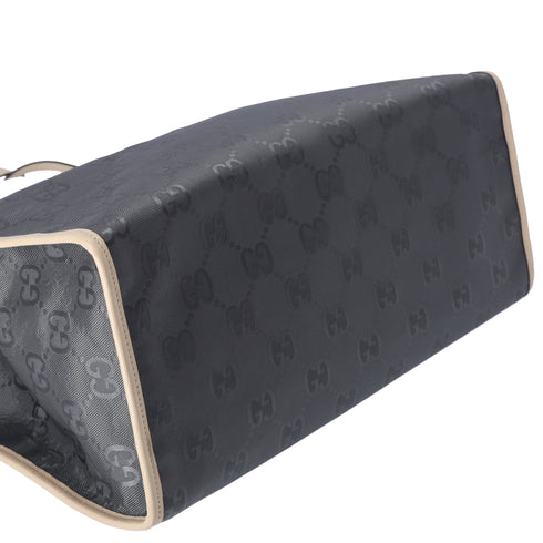 GUCCI Off The Grid Tote Bag 630353 Gray Nylon Jacquard Leather