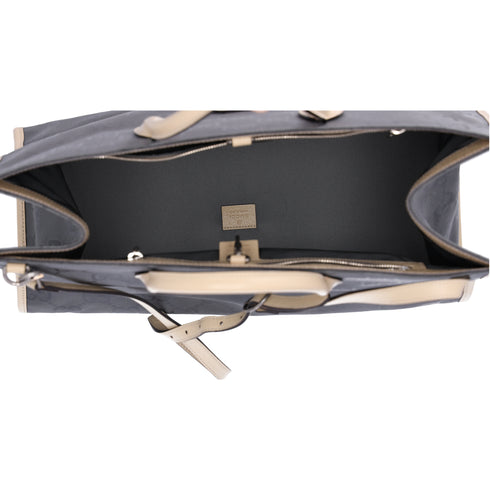 GUCCI Off The Grid Tote Bag 630353 Gray Nylon Jacquard Leather