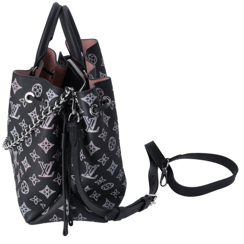 Louis Vuitton Flight Mode Monogram Mahina Bella Tote Rainbow Black