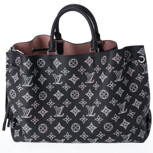 Louis Vuitton Flight Mode Monogram Mahina Bella Tote Rainbow Black