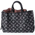 Louis Vuitton Flight Mode Monogram Mahina Bella Tote Rainbow Black