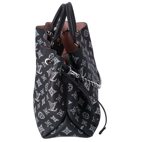 Louis Vuitton Flight Mode Monogram Mahina Bella Tote Rainbow Black