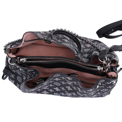 Louis Vuitton Flight Mode Monogram Mahina Bella Tote Rainbow Black
