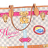 Louis Vuitton Neverfull MM Summer Trunk Hawaii Tote Bag N41734 Damier Azur