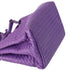 BOTTEGA VENETA Capri Satchel Handbag Purple Leather