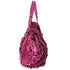 Bottega Veneta Lido Patchwork Large Tote Fringe Intrecciato Pink Leather