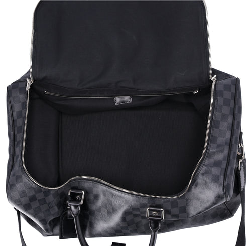 Louis Vuitton Roadster 50 Boston Bag N48189 Damier Graphite Black Canvas