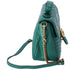 GUCCI GG Marmont Small Top Handle Bag Handbag 498110 Green Leather