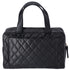 CHANEL Vintage Caviar CC Bowling Bag Black