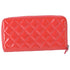 CHANEL Matelasse Long Wallet Pink Patent Leather