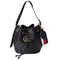 GUCCI GG Marmont Shoulder Bucket Bag 476674 Black Leather