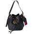 GUCCI GG Marmont Shoulder Bucket Bag 476674 Black Leather