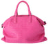 Bottega Veneta Nappa Intrecciato Maxi Convertible Tote Fuchsia pink