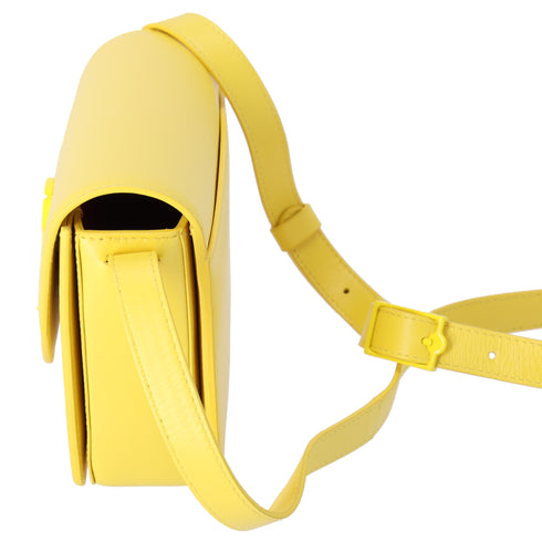 Christian Louboutin Loubi54 Shoulder Bag 1245050 Yellow Nappa Leather