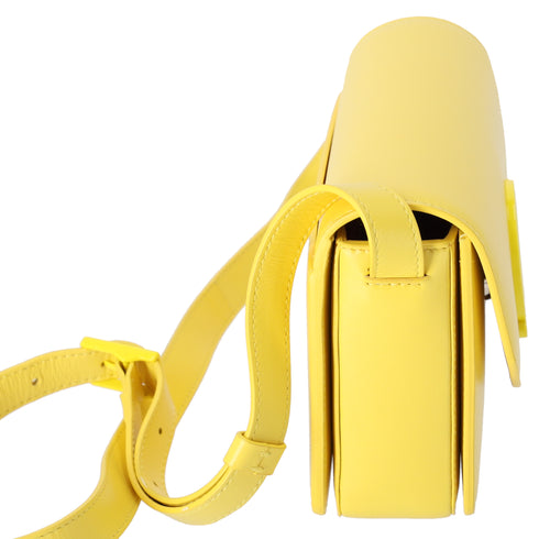 Christian Louboutin Loubi54 Shoulder Bag 1245050 Yellow Nappa Leather