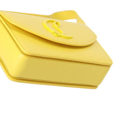 Christian Louboutin Loubi54 Shoulder Bag 1245050 Yellow Nappa Leather
