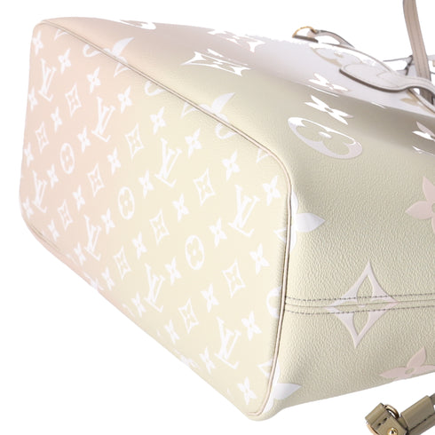 Louis Vuitton Neverfull MM Spring In The City Tote Bag Sunset Khaki Monogram