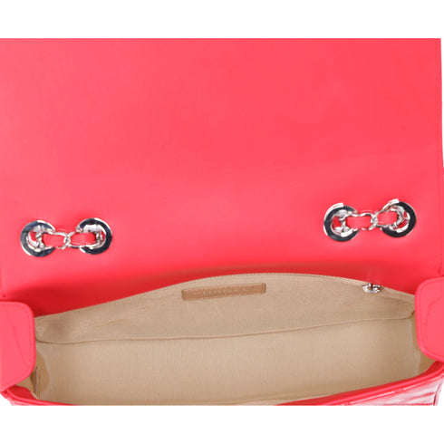 CHANEL Matelasse Coco Boy Shoulder Bag A92797 Pink Patent Leather