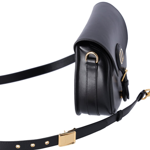 Christian Dior Bobby Medium Shoulder Bag M9319UMOL_M900 Black Box Leather